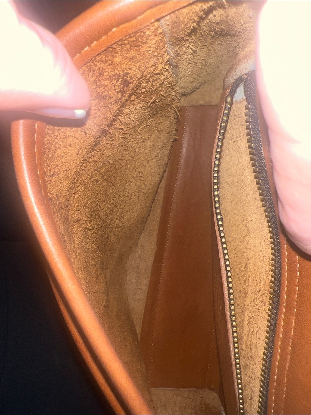 Coach Brown Leather Turnlock Crossbody Bag - Picture 8 of 10